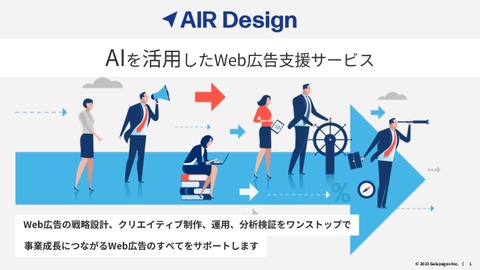 AIを活用したWeb広告支援サービス AIR Design