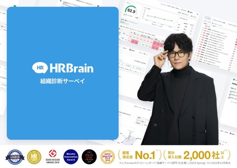 【従業員満足度調査】HRBrain「EX Intelligence」