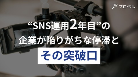 SNS運用2年目の企業が陥りがちな停滞とその突破口