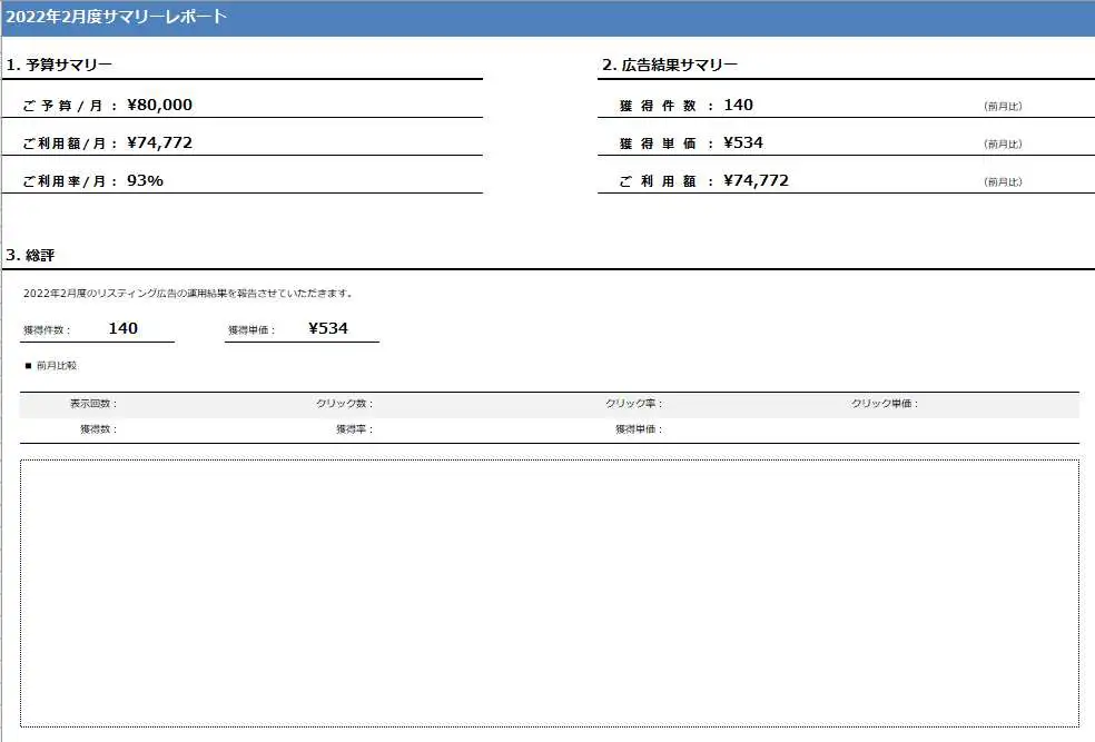 無料テンプレートあり Indeed広告レポートの簡単な作成方法 Liskul