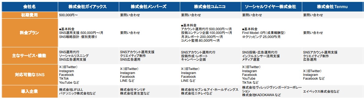 SNSマーケティング 会社