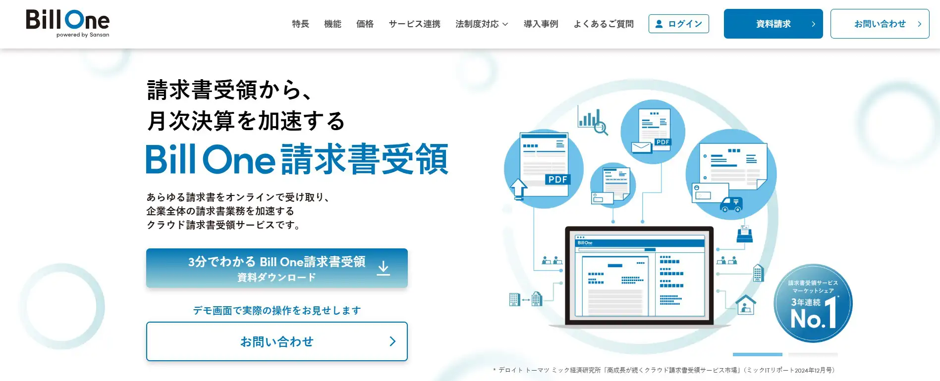 クラウド請求書受領サービス「Bill One(ビルワン)請求書受領」とは 