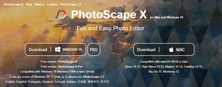 PhotoScape X - Free Photo Editor for Mac and Windows 10 - x.photoscape.org